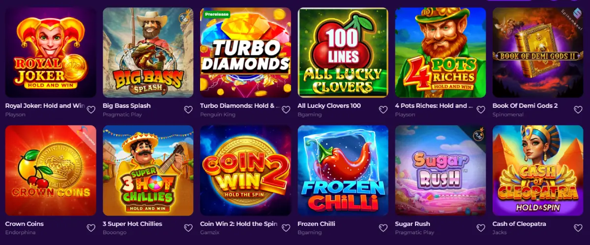 gambloria casino exclusives