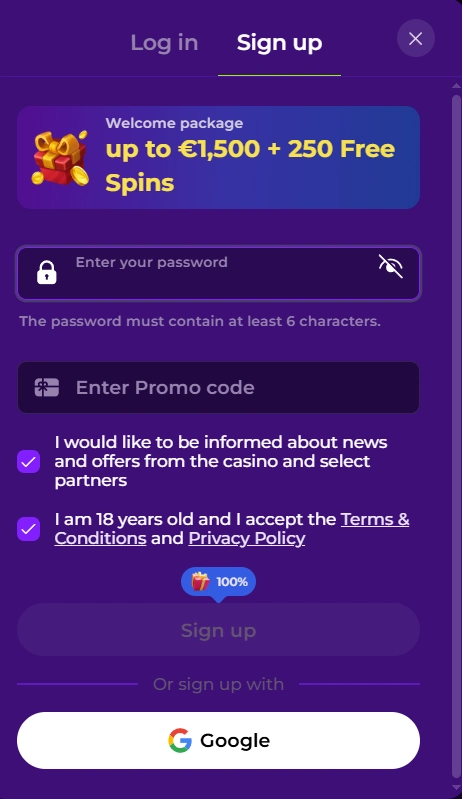 gambloria casino registration
